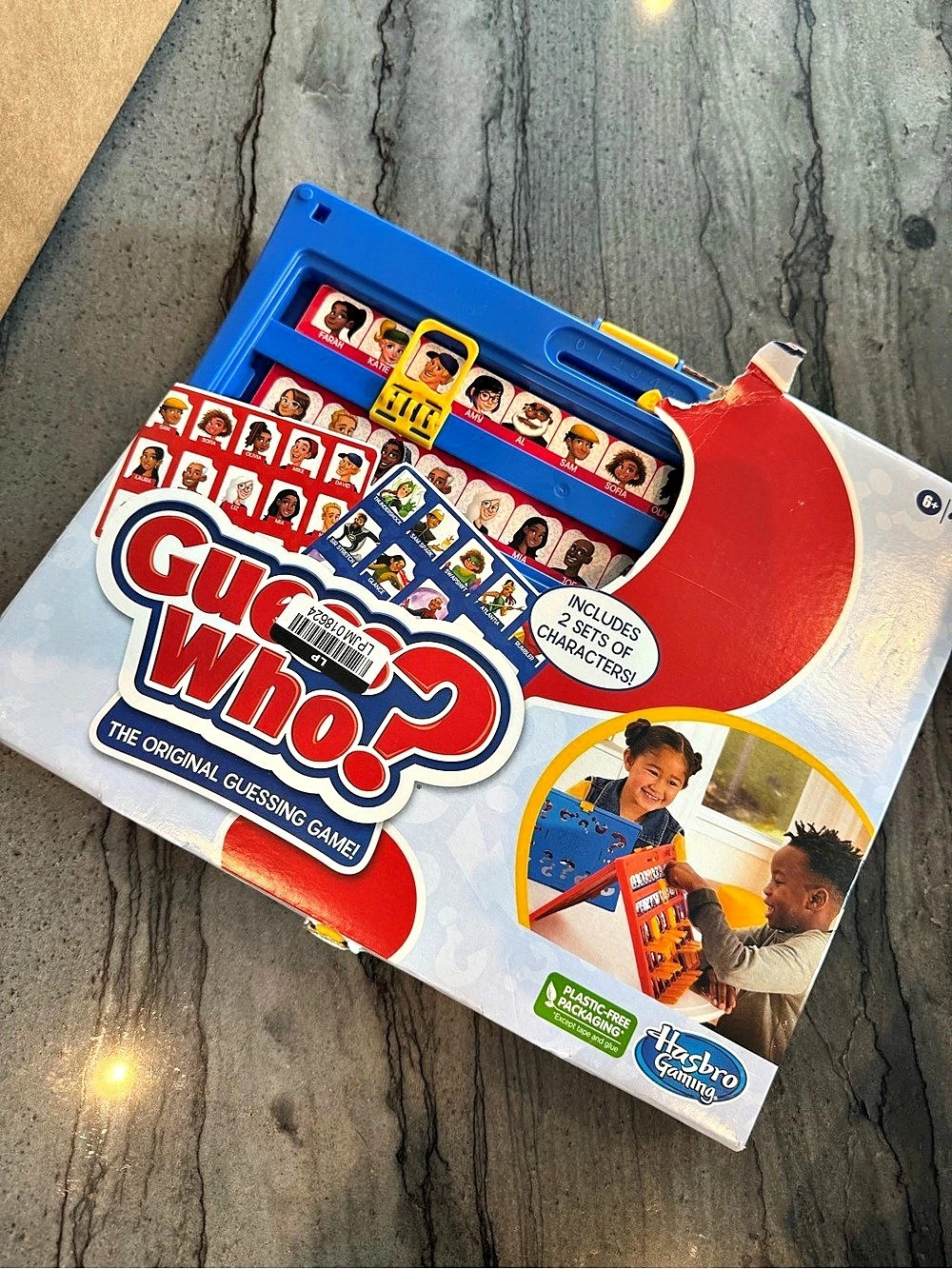 Hasbro Gaming Guess Who? Board Game Blue & Red